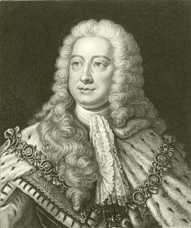 Kral George II by English School