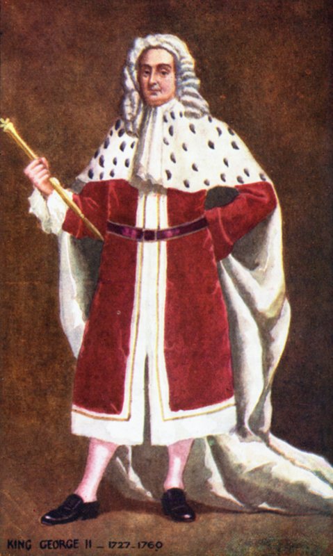 Kral George II by English School
