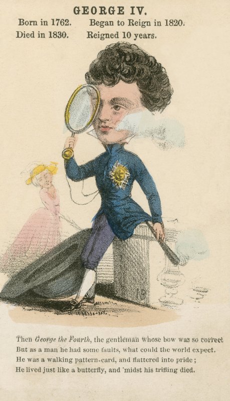 Kral George IV (su meraklısı) by English School