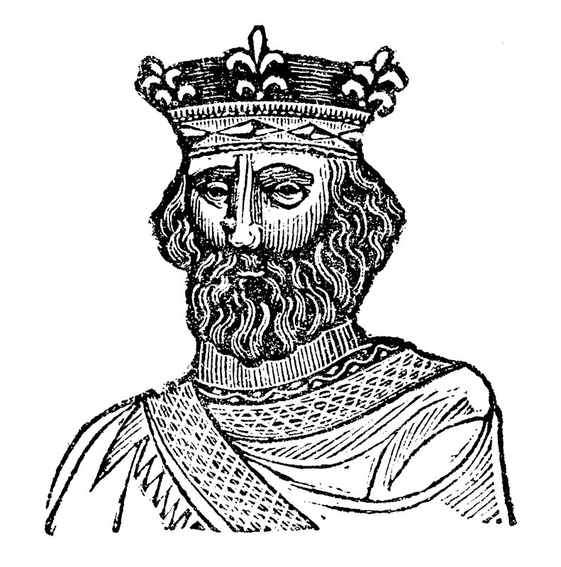 Kral Henry II (tahta baskı) by English School
