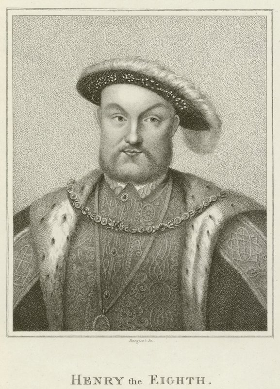Kral Henry VIII (gravür) by English School