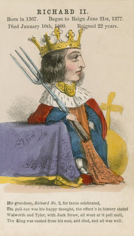 Kral II. Richard (aquatint) by English School