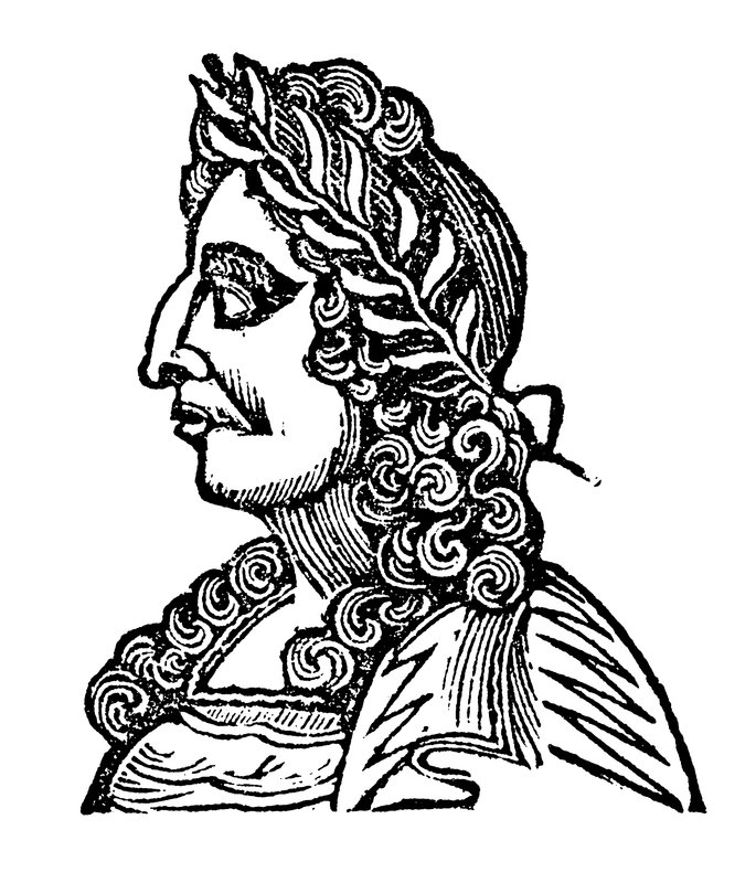 Kral William III (tahta baskı) by English School