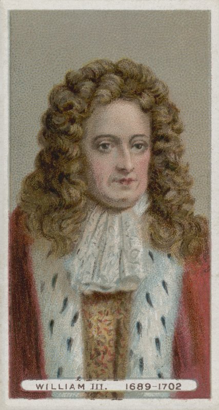 Kral William III by English School