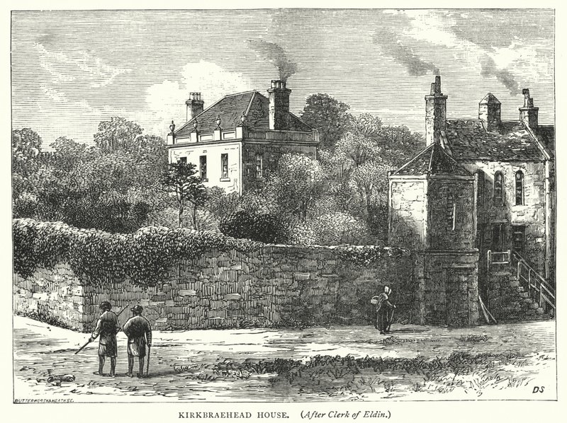 Kirkbraehead Evi (gravür) by English School