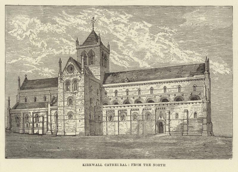 Kuzeyden Kirkwall Katedrali, by English School