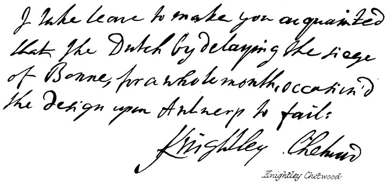 Knightley Chetwood by English School