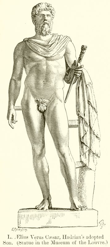 L. Aelius Verus Caesar, Hadrianus
