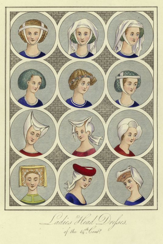 14. Yüzyılın Bayan Başlıkları by English School