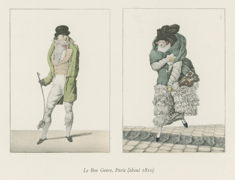 Le Bon Genre, Paris (yaklaşık 1810) by English School