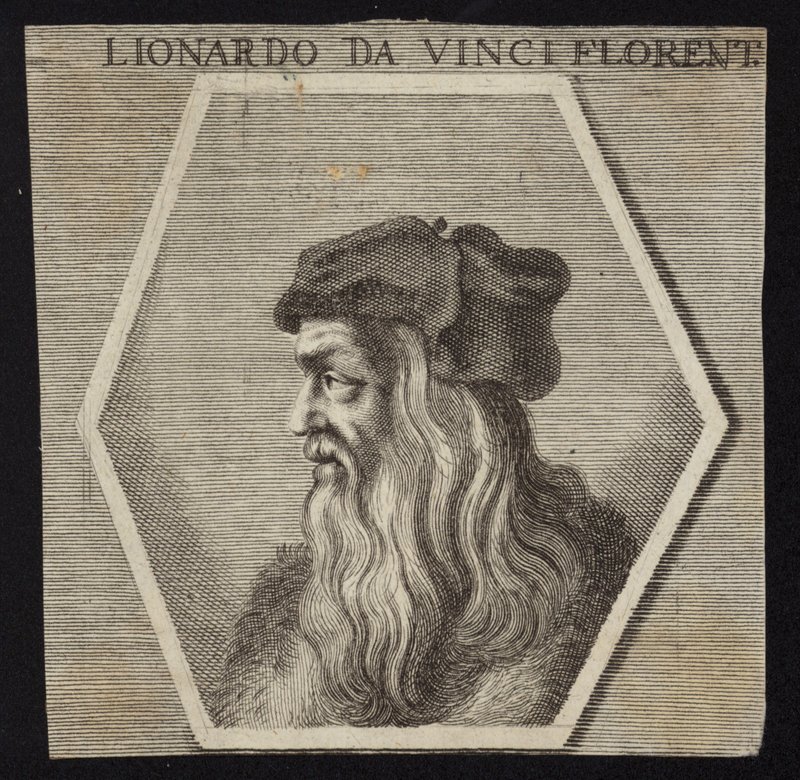 Leonardo da Vinci by English School