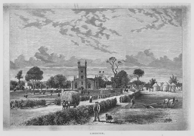 Liberton (gravür) by English School