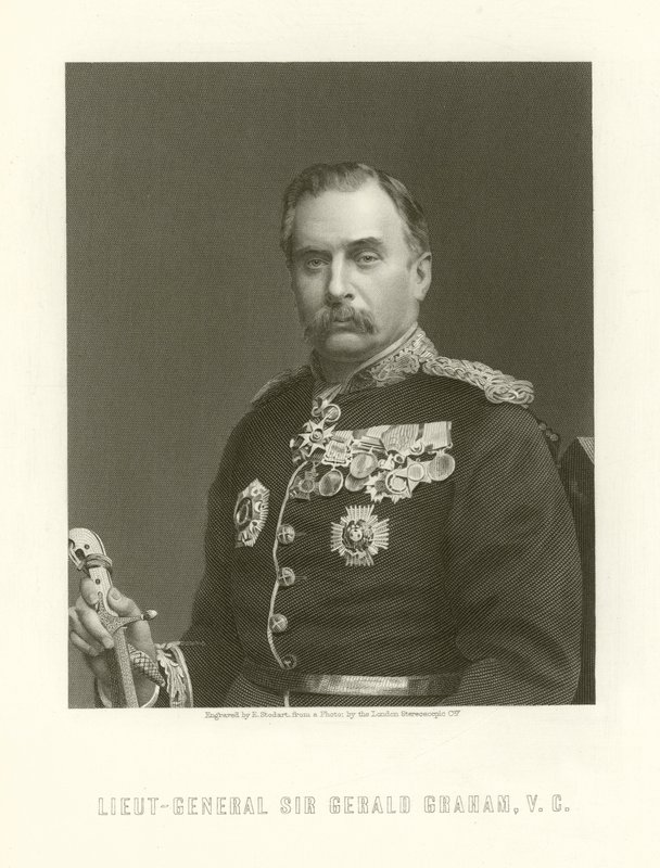 Korgeneral Sir Gerald Graham by English School