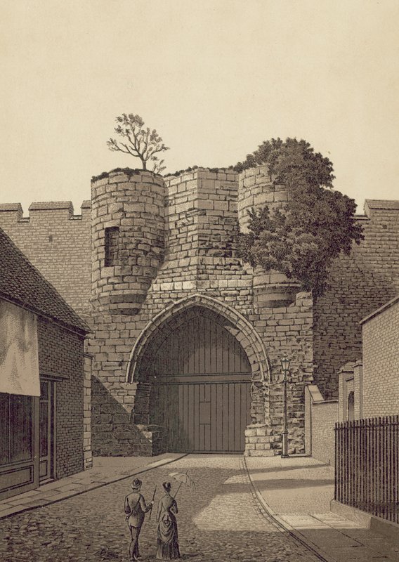 Lincoln, Kale Geçidi (taş) by English School