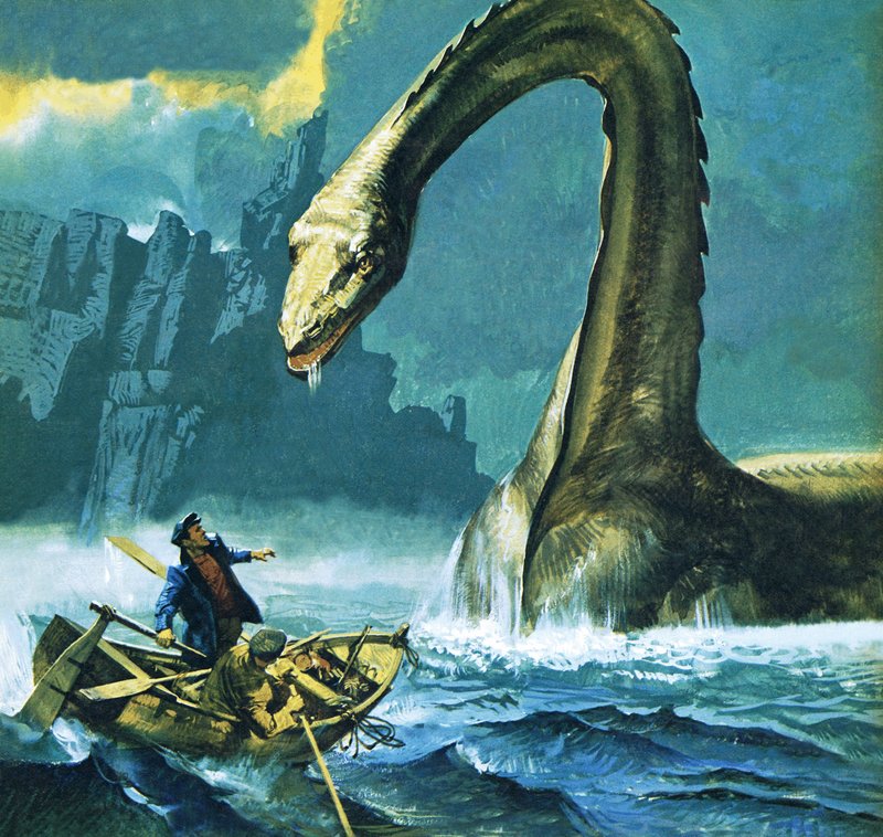 Loch Ness Canavarı by English School