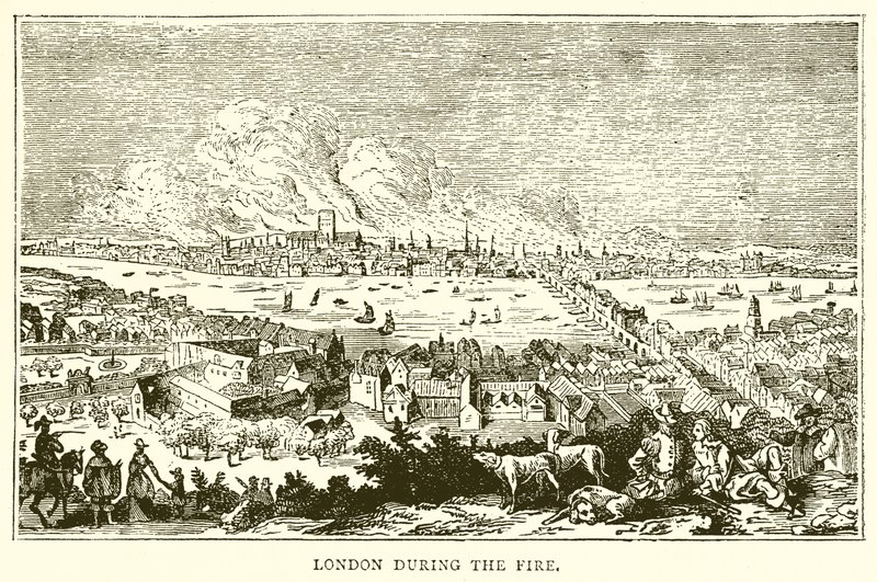Yangın sırasında Londra by English School