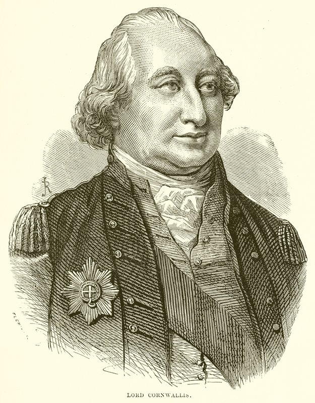 Lord Cornwallis by English School