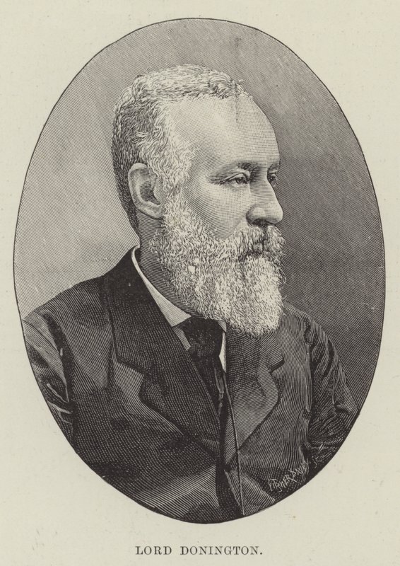 Lord Donington (gravür) by English School
