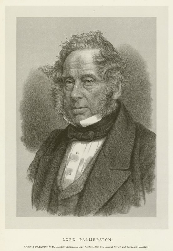 Lord Palmerston (taş) by English School