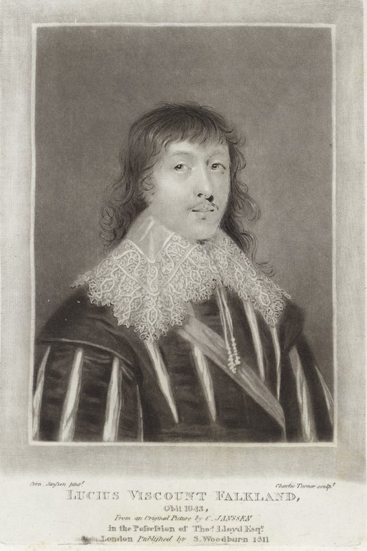 Lucius Vikont Falkland by English School