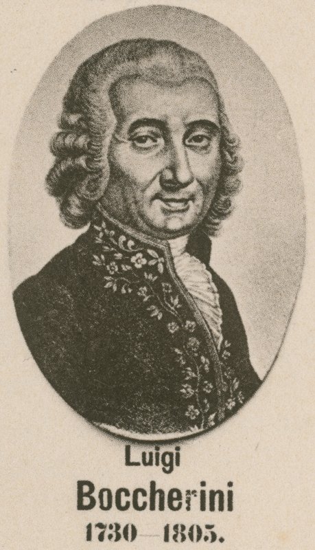 Luigi Boccherini (gravür) by English School