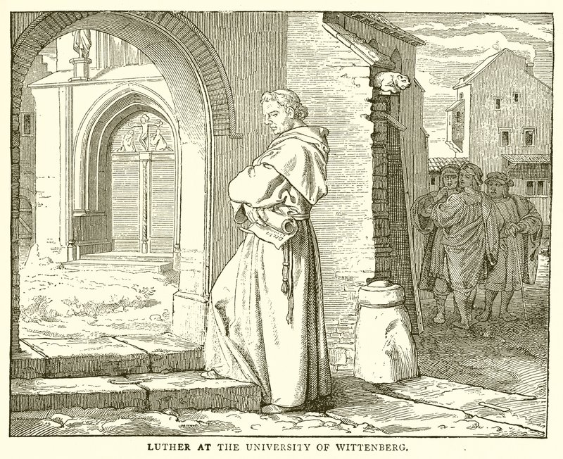 Wittenberg Üniversitesi'nde Luther by English School