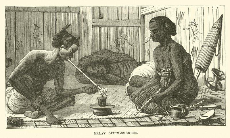 Malay afyon içenler by English School