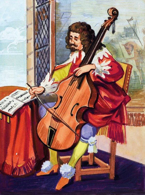 Çello çalan adam by English School
