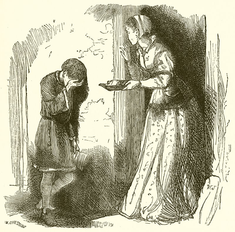Martin Luther ve Ursula Cotta by English School
