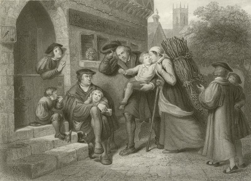 Martin Luther okulda by English School