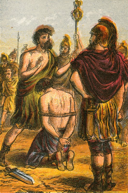 Martyrdom of St Alban by English School