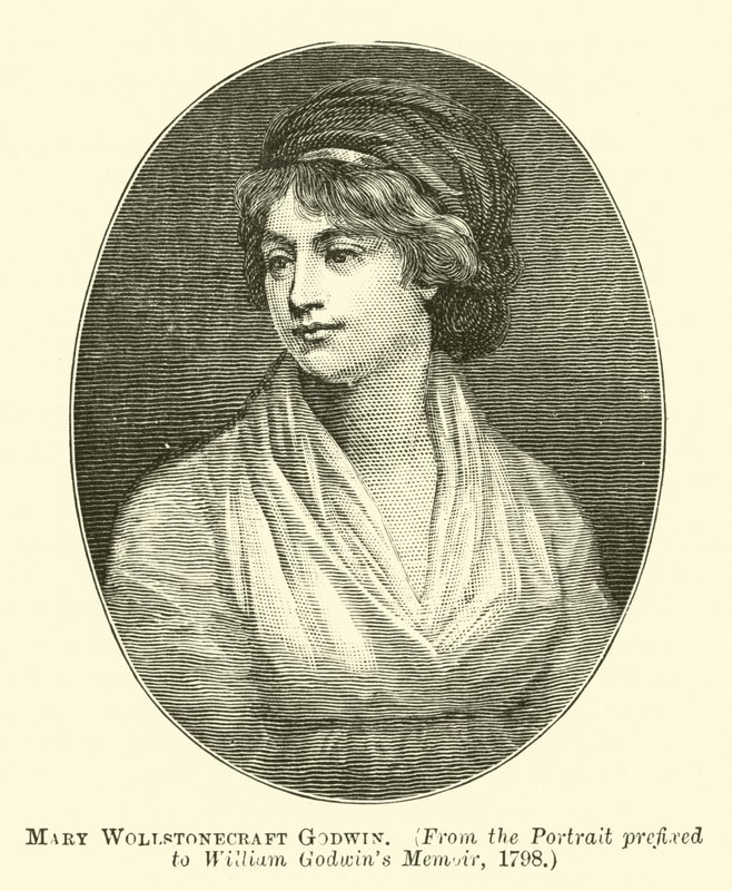 Mary Wollstonecraft Godwin by English School