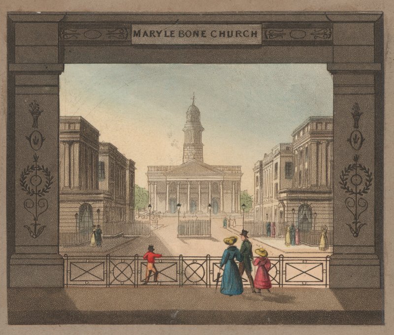 Marylebone Kilisesi by English School