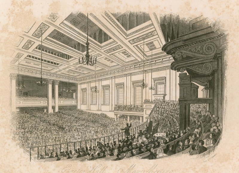 Mayıs Toplantısı Exeter Hall, Strand, Londra by English School