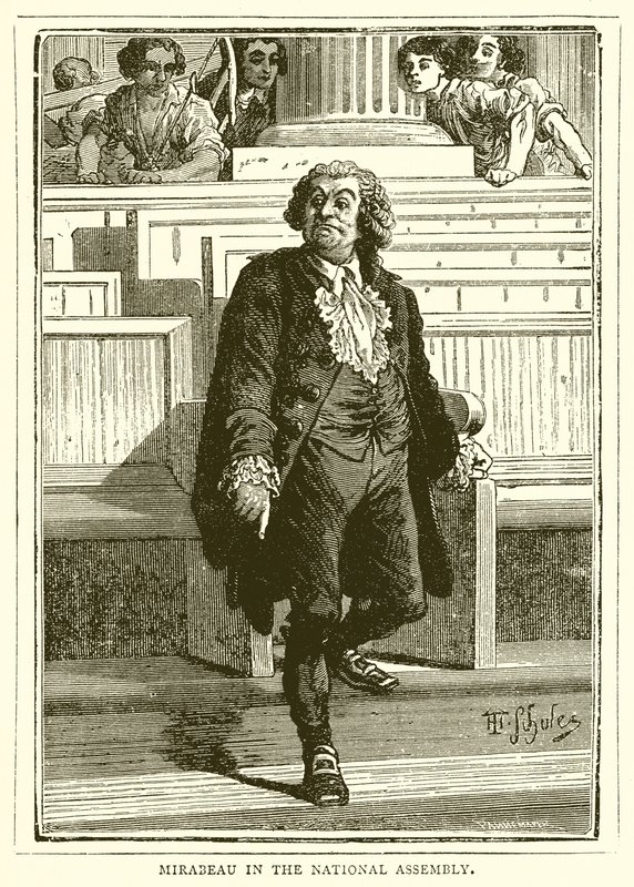 Mirabeau Ulusal Meclis'te by English School