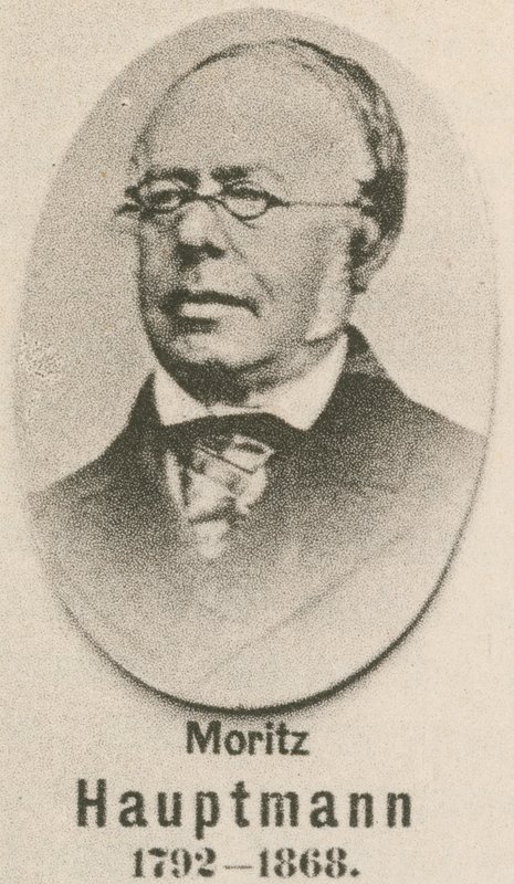 Moritz Hauptmann (gravür) by English School