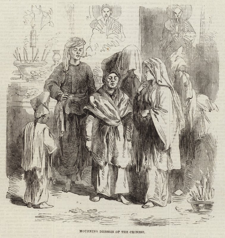 Çinlilerin Yas Elbiseleri by English School