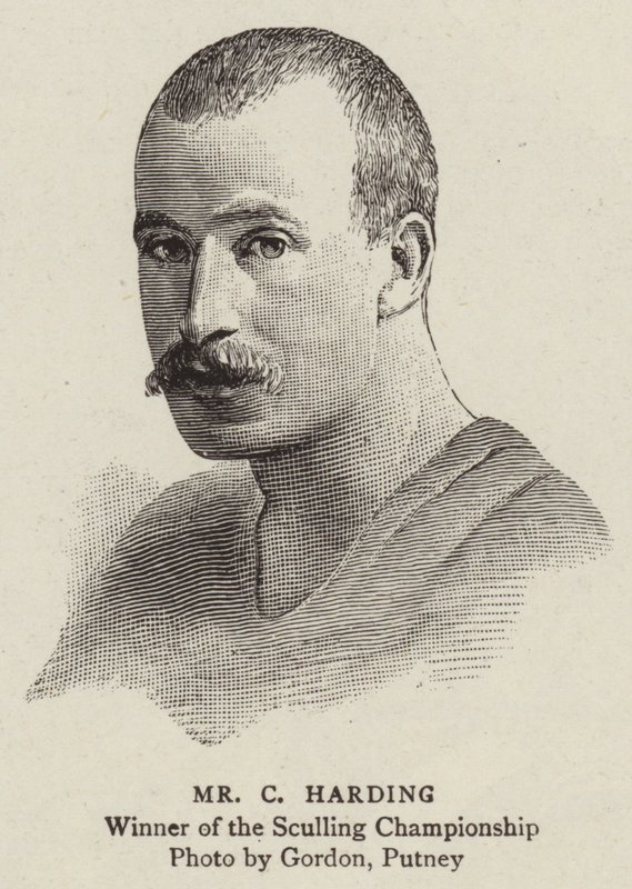 Bay C Harding (gravür) by English School