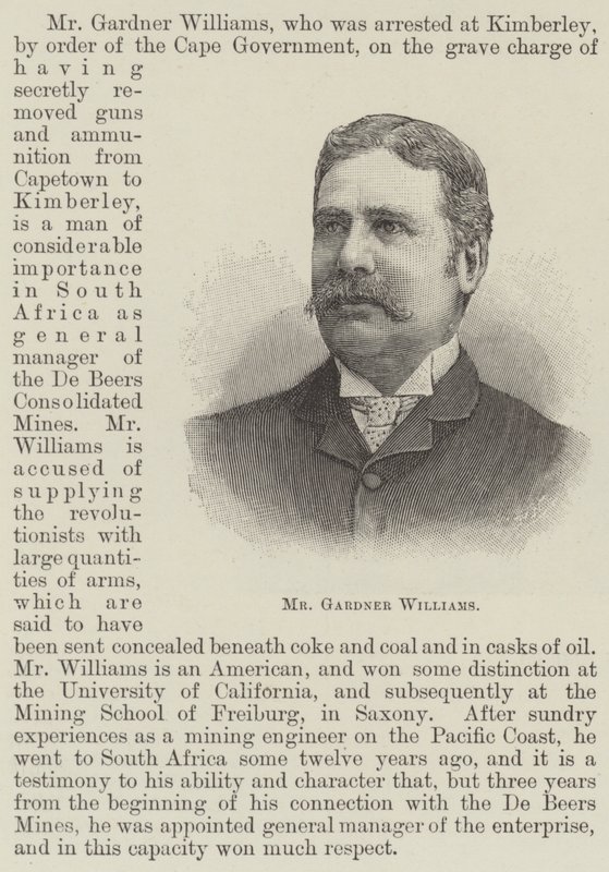 Bay Gardner Williams (gravür) by English School
