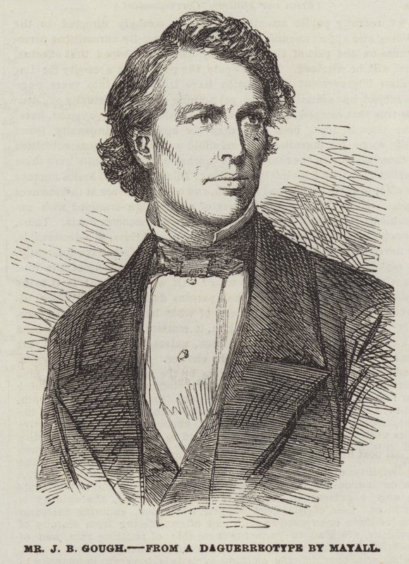 Bay JB Gough (gravür) by English School