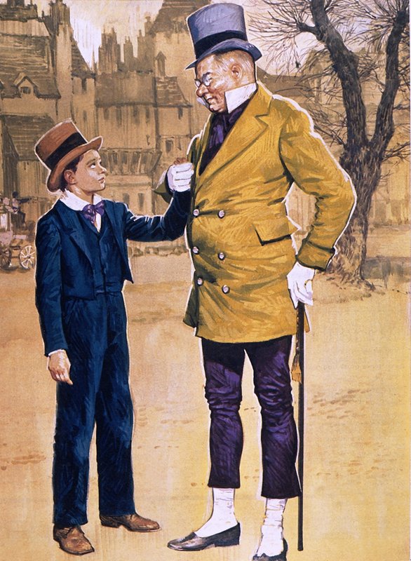 Bay Micawber ve David Copperfield by English School