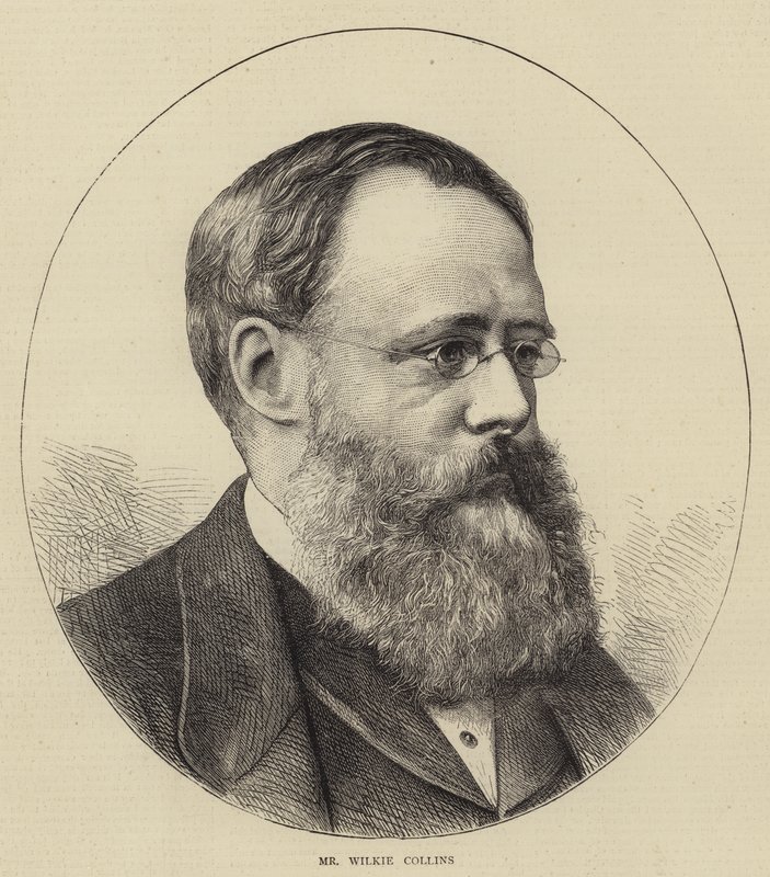 Bay Wilkie Collins (gravür) by English School