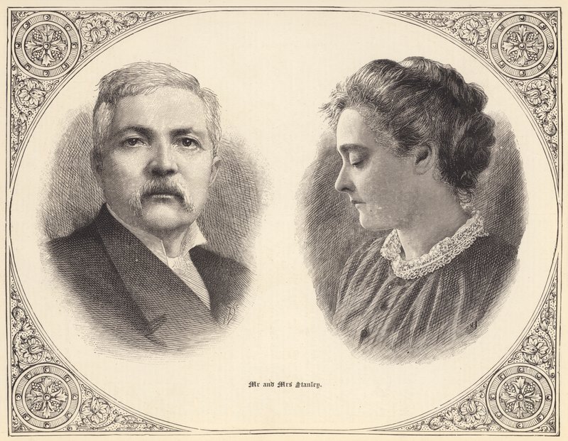 Bay ve Bayan Stanley (gravür) by English School