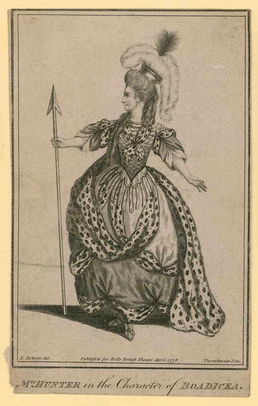 Bayan Hunter Boadicea karakterinde by English School