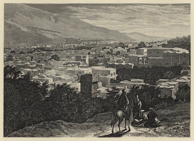 Nablus (gravür) by English School
