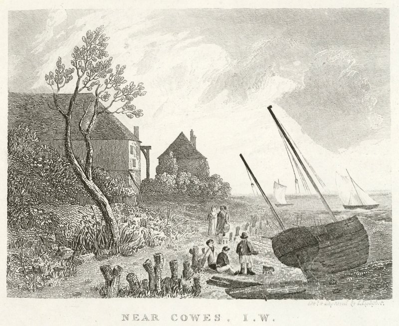 Cowes yakınlarında, Wight Adası by English School