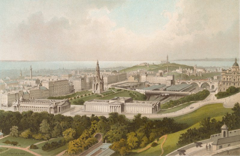 New Town Edinburgh by English School
