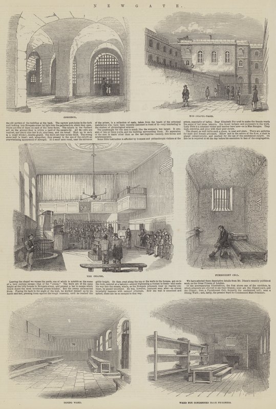 Newgate (gravür) by English School