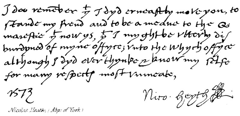 Nicolas Heath, (Abp: York