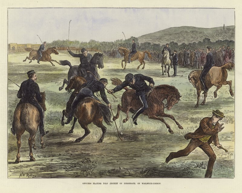 Polo oynayan memurlar by English School